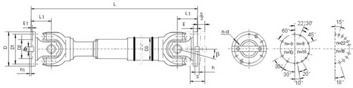 SWP-F型大伸縮單型萬向聯軸器